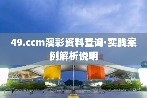 49.ccm澳彩资料查询·实践案例解析说明