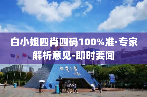 白小姐四肖四码100%准·专家解析意见-即时要闻