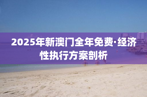 2025年新澳门全年免费·经济性执行方案剖析