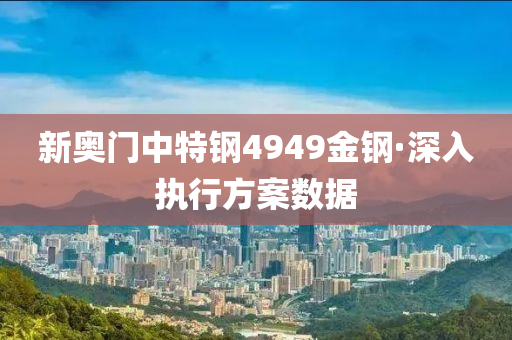 新奥门中特钢4949金钢·深入执行方案数据