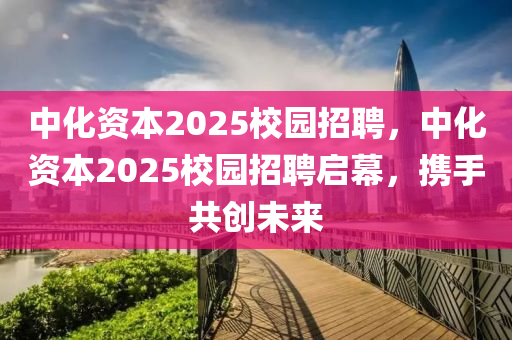 中化资本2025校园招聘，中化资本2025校园招聘启幕，携手共创未来