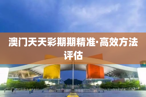 澳门天天彩期期精准·高效方法评估