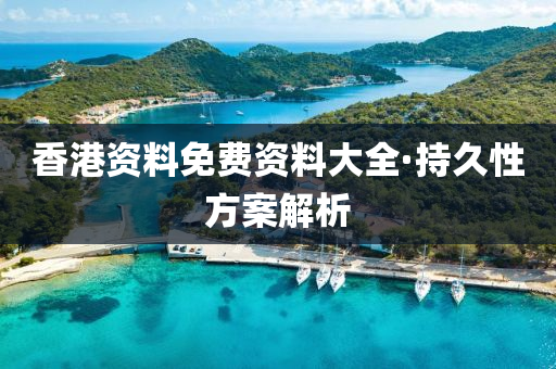 香港资料免费资料大全·持久性方案解析