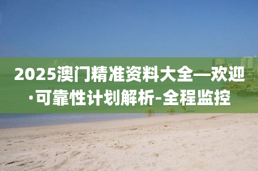2025澳门精准资料大全—欢迎·可靠性计划解析-全程监控