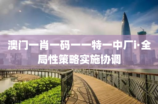 澳门一肖一码一一特一中厂i·全局性策略实施协调