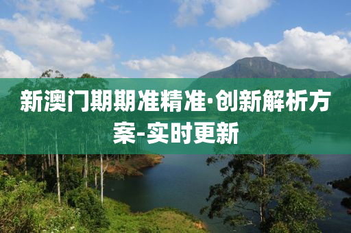 新澳门期期准精准·创新解析方案-实时更新