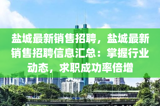 盐城最新销售招聘，盐城最新销售招聘信息汇总：掌握行业动态，求职成功率倍增