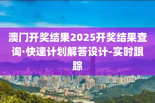 澳门开奖结果2025开奖结果查询·快速计划解答设计
