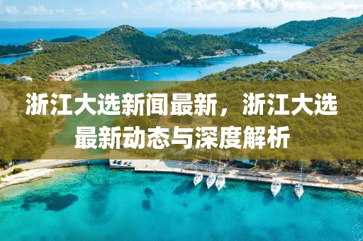 浙江大选新闻最新，浙江大选最新动态与深度解析