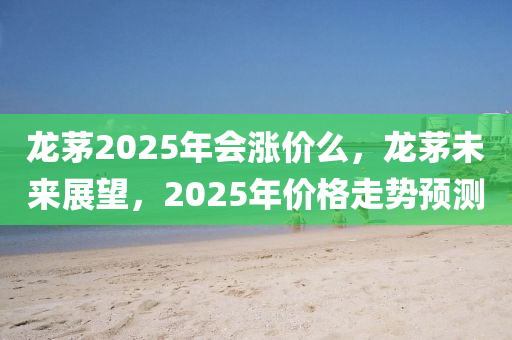 龙茅2025年会涨价么，龙茅未来展望，2025年价格走势预测