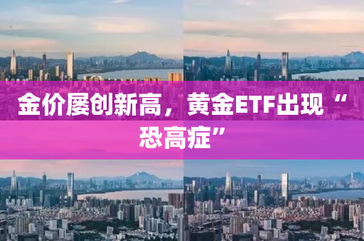 金价屡创新高，黄金ETF出现“恐高症”