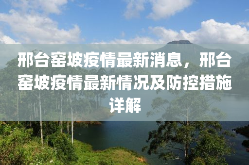 邢台窑坡疫情最新消息，邢台窑坡疫情最新情况及防控措施详解