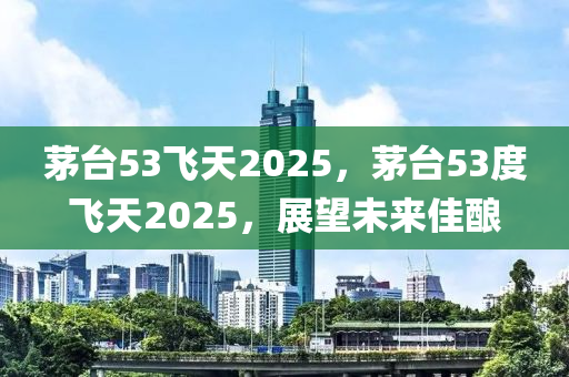 茅台53飞天2025，茅台53度飞天2025，展望未来佳酿