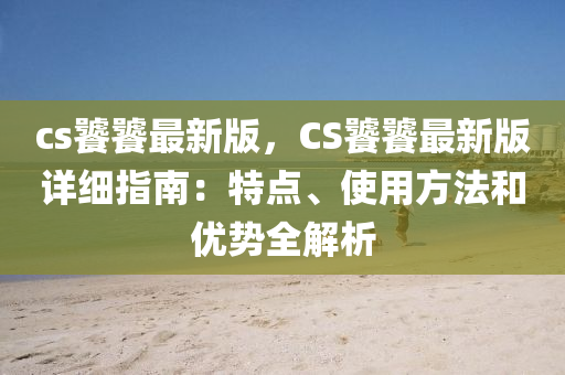 cs饕饕最新版，CS饕饕最新版详细指南：特点、使用方法和优势全解析