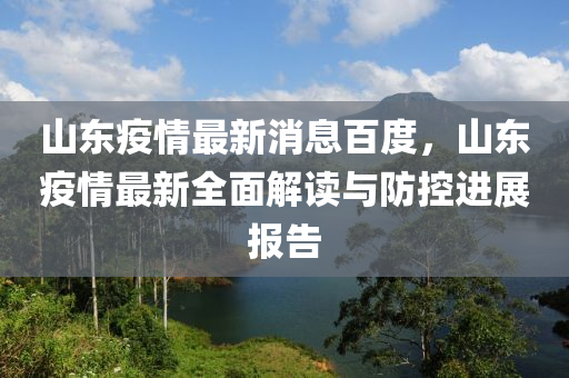 山东疫情最新消息百度，山东疫情最新全面解读与防控进展报告