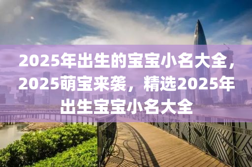2025年出生的宝宝小名大全，2025萌宝来袭，精选2025年出生宝宝小名大全