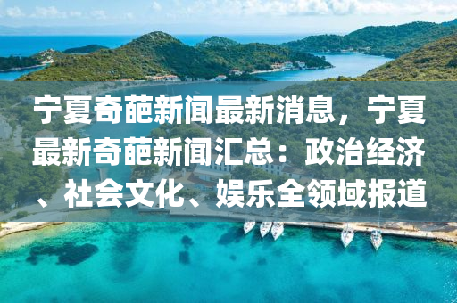 宁夏奇葩新闻最新消息，宁夏最新奇葩新闻汇总：政治经济、社会文化、娱乐全领域报道