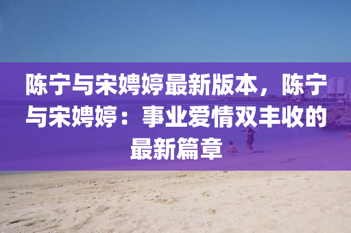 陈宁与宋娉婷最新版本，陈宁与宋娉婷：事业爱情双丰收的最新篇章