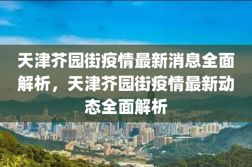 天津芥园街疫情最新消息全面解析，天津芥园街疫情最新动态全面解析