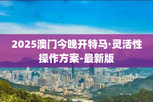 2025澳门今晚开特马·灵活性操作方案-最新版
