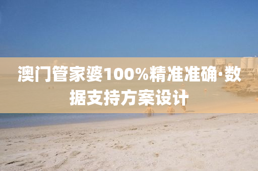澳门管家婆100%精准准确·数据支持方案设计