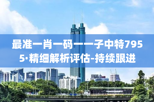 最准一肖一码一一子中特7955·精细解析评估-持续跟进