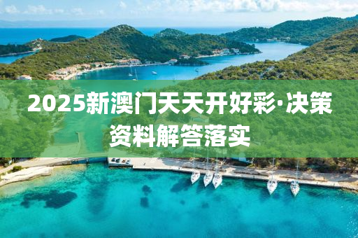 2025新澳门天天开好彩·决策资料解答落实