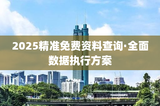 2025精准免费资料查询·全面数据执行方案