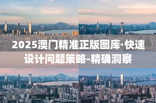 2025澳门精准正版图库·快速设计问题策略-精确洞察