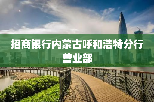 招商银行内蒙古呼和浩特分行营业部