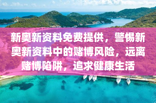 新奥新资料免费提供，警惕新奥新资料中的赌博风险，远离赌博陷阱，追求健康生活