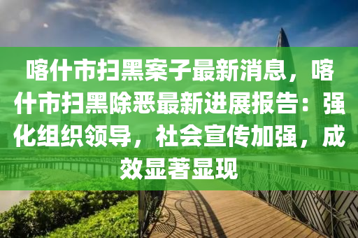 喀什市扫黑案子最新消息，喀什市扫黑除恶最新进展报告：强化组织领导，社会宣传加强，成效显著显现