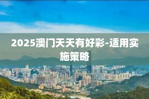 2025澳门天天有好彩-适用实施策略