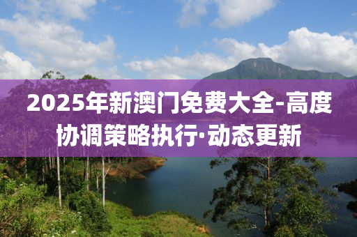 2025年新澳门免费大全-高度协调策略执行·动态更新