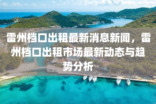 雷州档口出租最新消息新闻，雷州档口出租市场最新动态与趋势分析