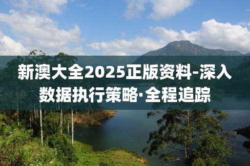 新澳大全2025正版资料-深入数据执行策略·全程追踪
