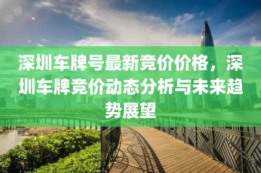 深圳车牌号最新竞价价格，深圳车牌竞价动态分析与未来趋势展望
