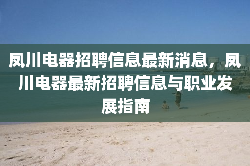 凤川电器招聘信息最新消息，凤川电器最新招聘信息与职业发展指南
