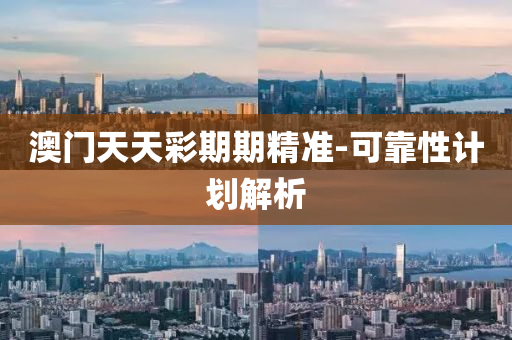 澳门天天彩期期精准-可靠性计划解析