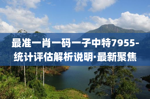 最准一肖一码一子中特7955-统计评估解析说明·最新聚焦