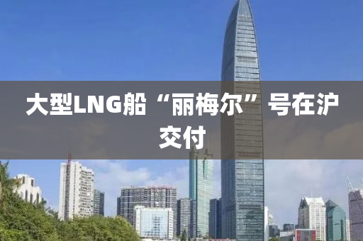 大型LNG船“丽梅尔”号在沪交付