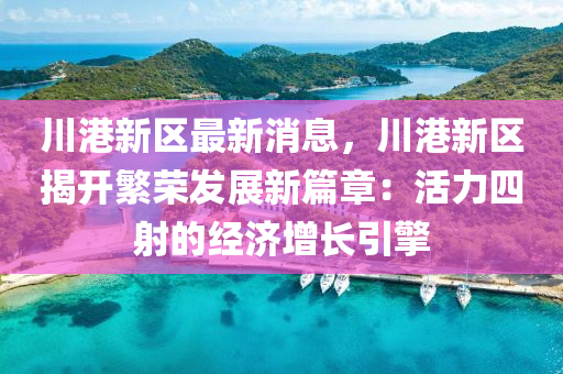 川港新区最新消息，川港新区揭开繁荣发展新篇章：活力四射的经济增长引擎