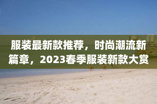 服装最新款推荐，时尚潮流新篇章，2023春季服装新款大赏