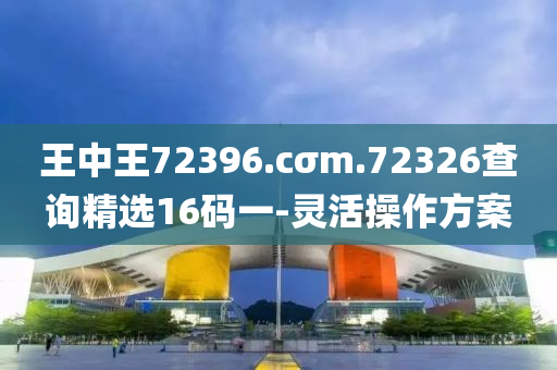 王中王72396.cσm.72326查询精选16码一-灵活操作方案