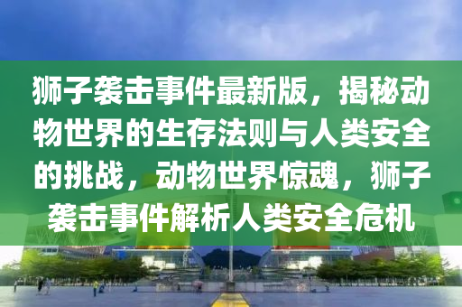 狮子袭击事件最新版，揭秘动物世界的生存法则与人类安全的挑战，动物世界惊魂，狮子袭击事件解析人类安全危机