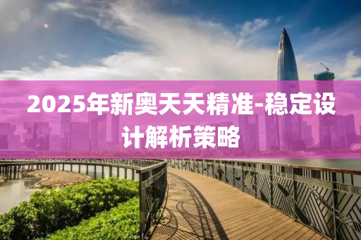 2025年新奥天天精准-稳定设计解析策略