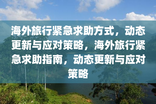 海外旅行紧急求助方式，动态更新与应对策略，海外旅行紧急求助指南，动态更新与应对策略
