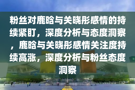 粉丝对鹿晗与关晓彤感情的持续紧盯，深度分析与态度洞察，鹿晗与关晓彤感情关注度持续高涨，深度分析与粉丝态度洞察