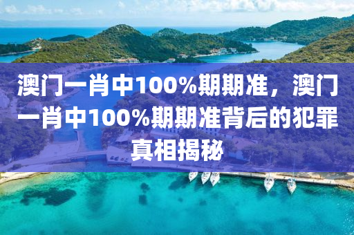 澳门一肖中100%期期准，澳门一肖中100%期期准背后的犯罪真相揭秘