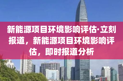 新能源项目环境影响评估·立刻报道，新能源项目环境影响评估，即时报道分析